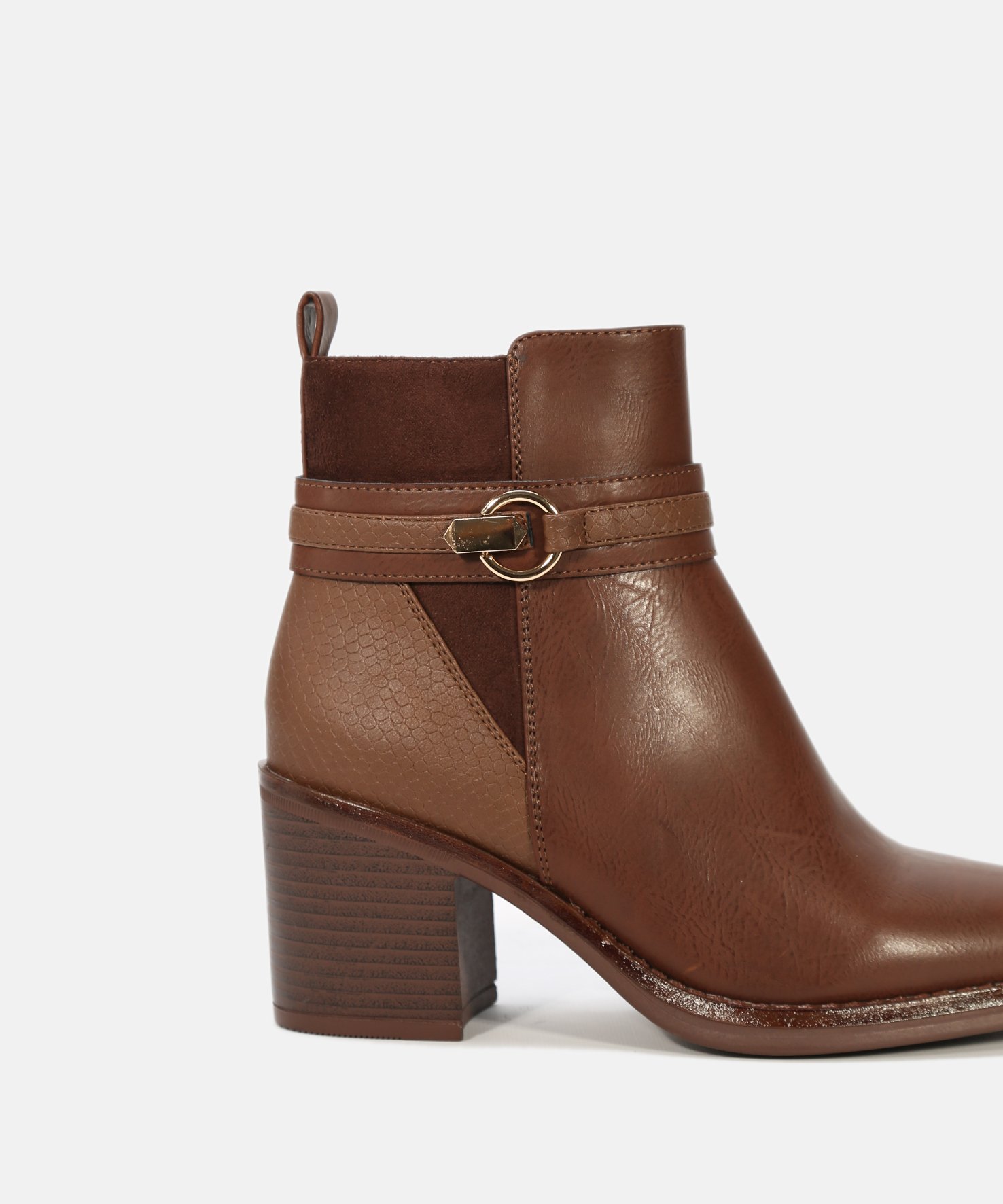 Botines combinados hebilla image number null